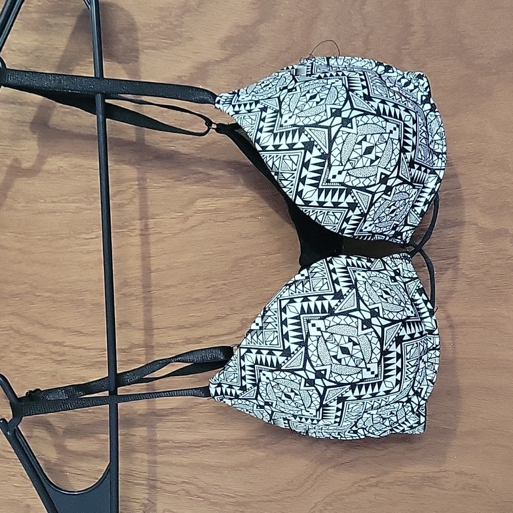 Aztec print bra